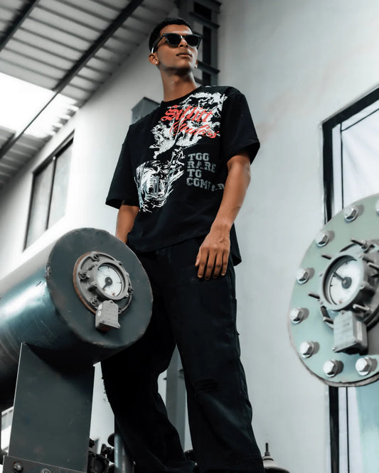 ANGEL GREY PATCH TEE